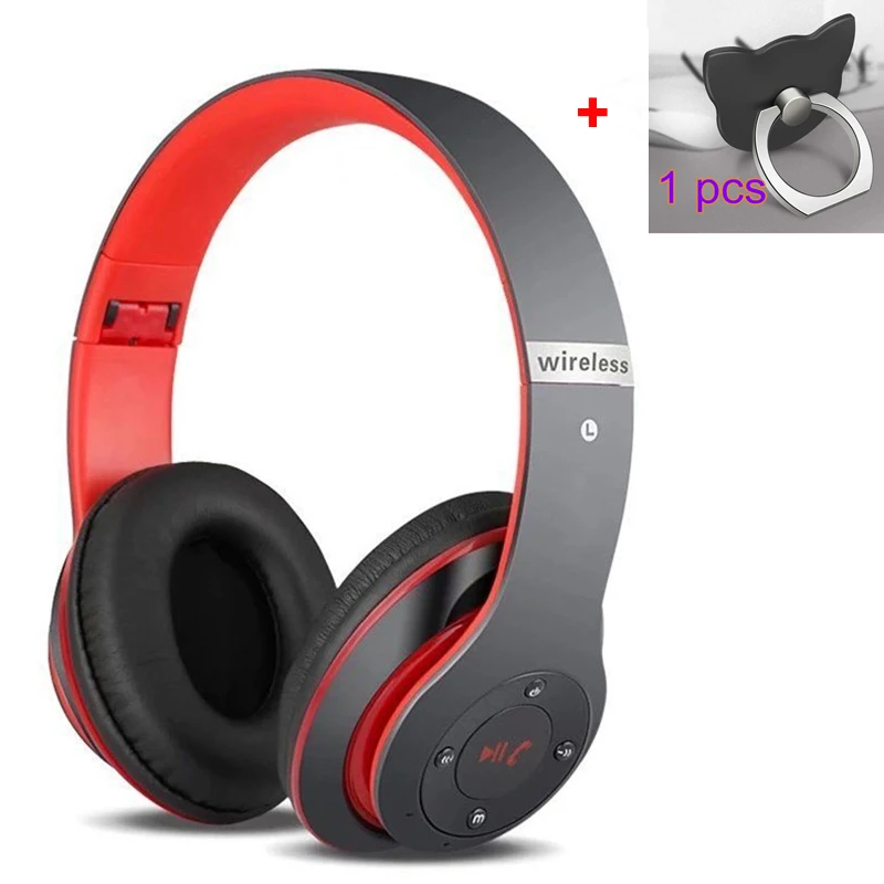 Style 3 CHTUN 6S Беспроводные Bluetooth 4,2 наушники складные аудио Hifi стерео бас гарнитура с микрофоном Поддержка TF карты FM радио - Цвет: Style 3