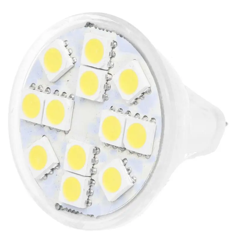 Promotion! 2W MR11 GU4 120-144LM LED Bulb 12 5050 SMD White Lamp