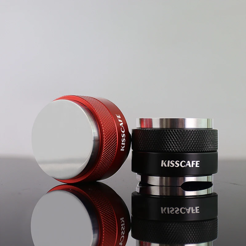 53MM Einstellbare Kaffee Distributor & Tamper Edelstahl Dual Kopf Espresso Leveler Barista Accessoriy Für Breville Siebträger – Detail 10