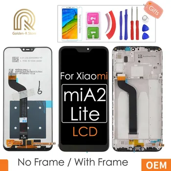 

5.84" Original LCD+Frame For Xiaomi Mi A2 Lite LCD Display+Touch Screen Digitizer Assembly For Xiaomi Redmi 6 Pro LCD 2280*1080