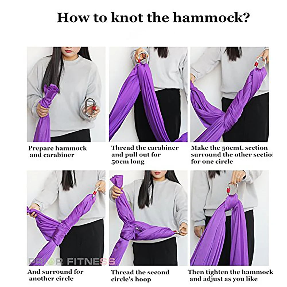空中ヨガハンモック,布地,20色,4 m, 5 m, 6 m, 7 m x 2.8m - AliExpress 18