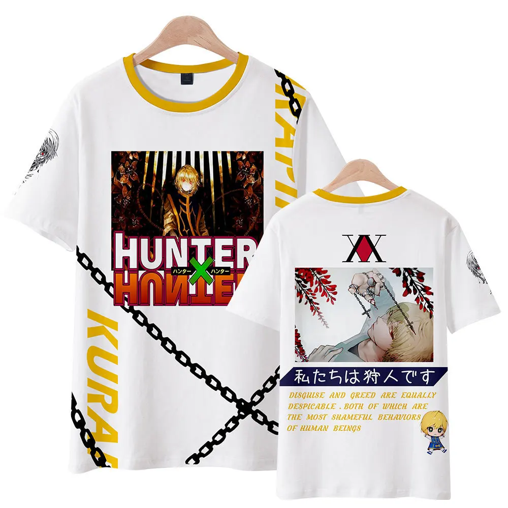Футболка Harajuku Hunter X мужские Забавные топы Hisoka MOROW детские футболки унисекс с