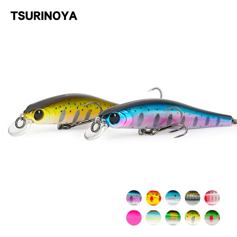 TSURINOYA Новинка медленно тонущий гольян Earl DW82 90 мм 10 г приманка Fihsing окунь форель