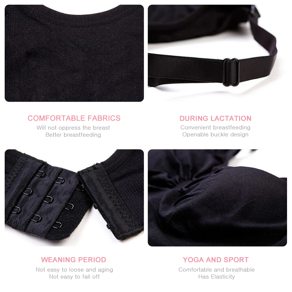 Maternity Bra For Breast Pump Special Nursing Bra Hands Pregnancy Clothes Breastfeeding Pumping Bra Can Wear All Day 3