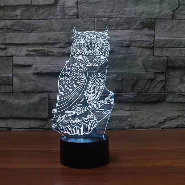 

FS-3991 Fule Manufacturers Cross Border LED Small Table Lamp Electronic Products Creative Owl Night Light
