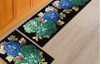 Прямая поставка, кухонный коврик, напольный коврик, коврик для входной двери, нескользящий напольный коврик для гостиной, кухонный ковер - Цвет: 2