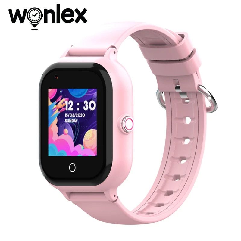 Смарт-часы Wonlex детские умные мини-часы с телефоном камерой видеозвонка KT24 Wi-Fi