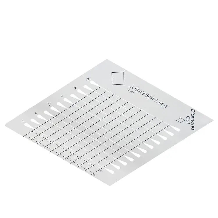 

Diamond cut patchwork ruler can cut 1' to 5 ' diamonds in 1/4' increments without measuring for domostic sewing machine#HM-799
