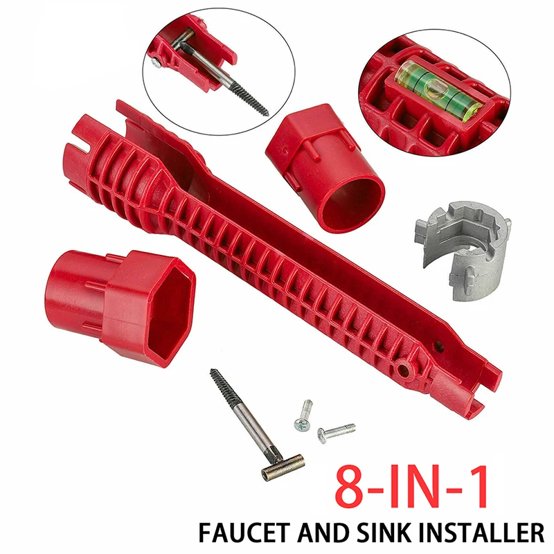Makes Shopping Easy 8 In 1 Sink Basin Faucet Wrench Sink Install Tap