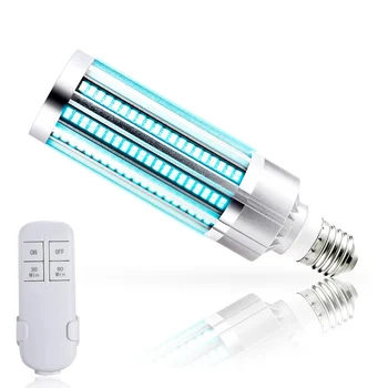 

60W Uv Sterilizer Light Lamp LED Corn Bulb EU US 220V Desinfection Bulb Bactericidal With UVC Desinfectante Mites Germicidal