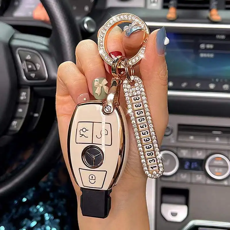 Cover Chiave/telecomando per Mercedes nuovo modello E300L A200L GLC C260L GLA220 C200L 8 Cover Chiave/telecomando per Mercedes nuovo modello E300L A200L GLC C260L GLA220 C200L - Hfdaf3571dc324c6891e866180792ab42L