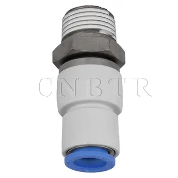 

CNBTR 1/2" BSPT Straight Pneumatic Tube Push in Fitting Connector for 12mm Tube