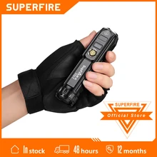 SupFire F15-T Powerful Cree LED Flashlight 26650 Torch Super Bright With Display Zoomable Lantern Outdoor Flash Light