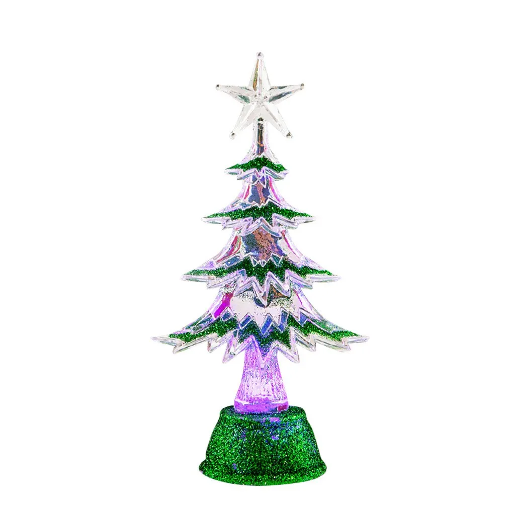 christmas tree decorations for home Christmas Tree Battery LED Light Glowing Tree Home Party Decor Gift Room Shop#3O9