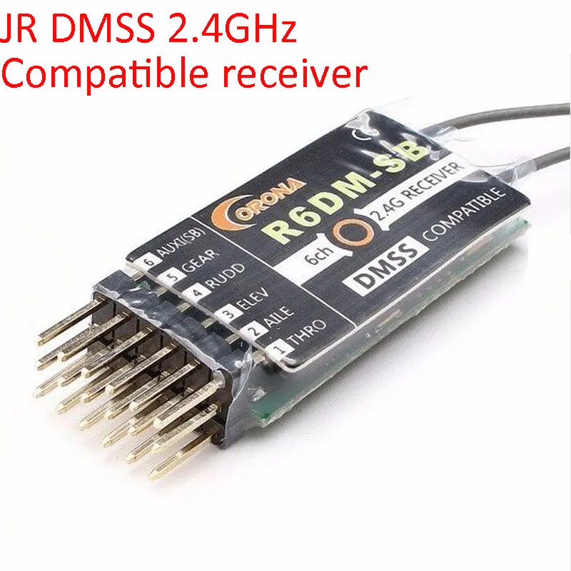 Corona R4DM-SB/R6DM-SB/R8DM-SB 2,4G 4CH JRDMSS совместимый приемник w/S. Bus Поддержка JR DMSS XG6 XG7 XG8 XG11