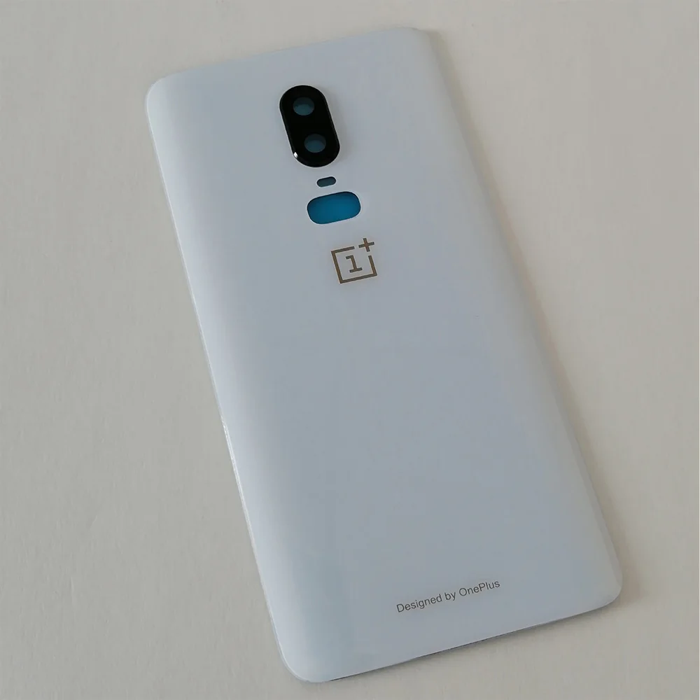 ONEPLUS 6 3D стеклянный чехол на заднюю крышку, Замена задней двери батареи Чехол для Oneplus 6 шесть+ объектив камеры стекло