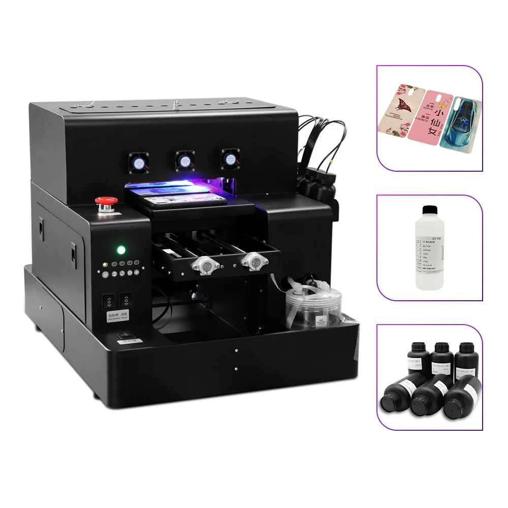 Новый УФ принтер A4 для Epson L805 СВЕТОДИОДНЫЙ планшетный телефона чехол бутылки