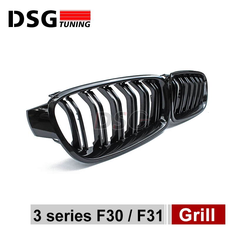 Решетка для радиатора BMW 3 Series 2012 2018 F30 F31 F35 316i 318d 320i 325d|kidney grill|grille blackblack kidney |