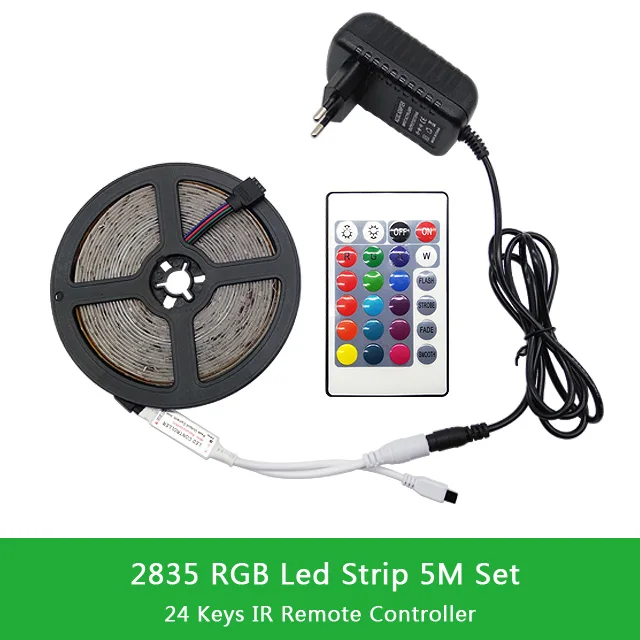 Bluetooth led strip light 12v RGB lights waterproof smd 2835 tape strips lamp IR 24 keys  WIFI control neon White  warm white (3)