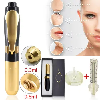 

Hyaluron Pen High Density Metal for Anti Wrinkle Lifting Lip Filler Non Needle Atomizer Sterile Hyaluronic Acid Pen 2019 New