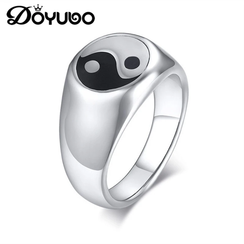 DOYUBO горячая Распродажа мужские религиозные кольца из нержавеющей стали восемь