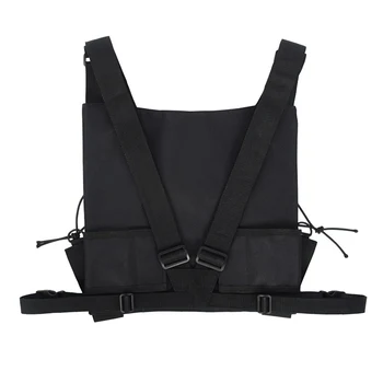 

outdoor Men Tactical hunting Shoulder Bags Chest Rig Bag Streetwear Functional Waist Packs Adjustable Pockets Waistcoat