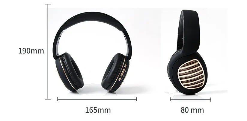 Встроенный динамик беспроводная гарнитура Bluetooth 4,2 стерео OverEar складные наушники Встроенный микрофон спортивные наушники usb Тип