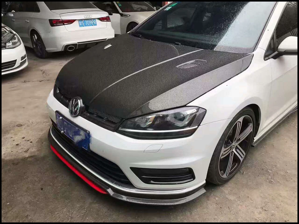 Aspec стильная Решетка переднего бампера из углеродного волокна для VW golf 7 Rline GTI 2013- MK7 R CF стильная решетка(не подходит для golf 7,5