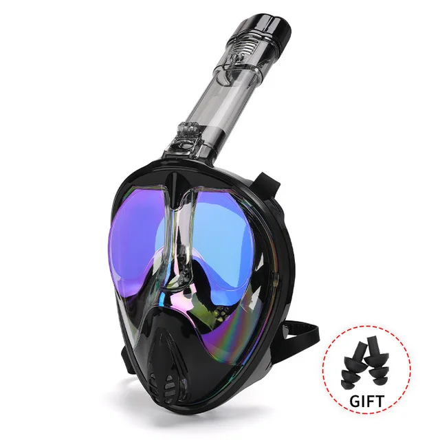 

underwater scuba diving mask set diving breathing mask waterproof anti-fog diving glasses for men women Coating anti-ultraviolet