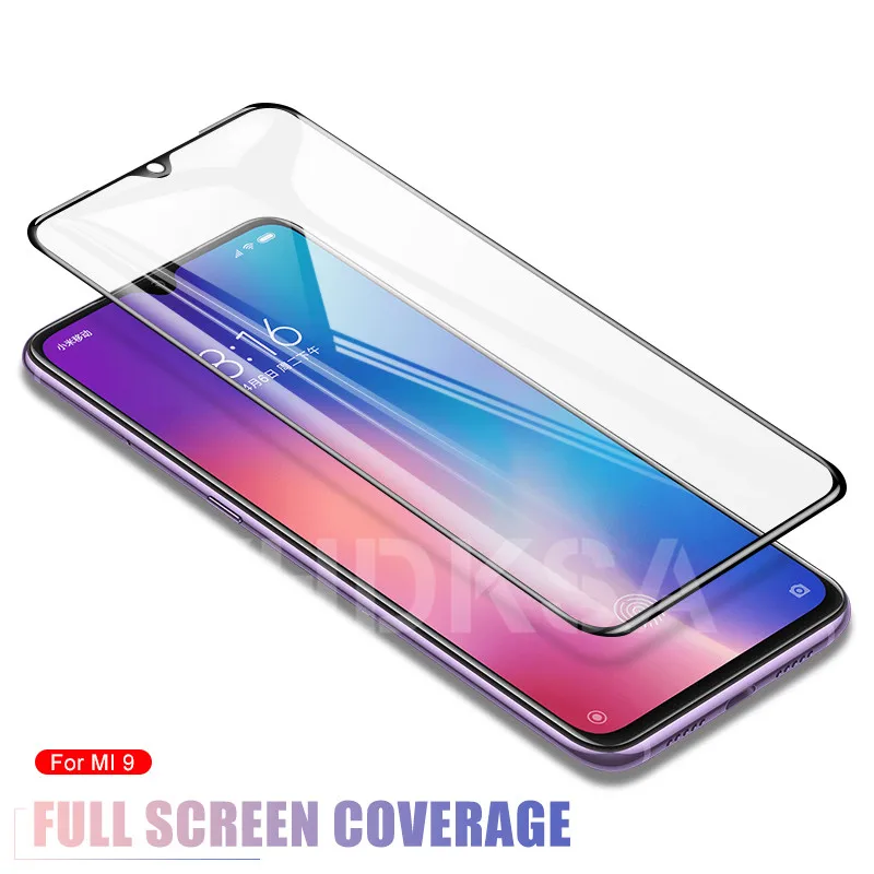 9D закаленное стекло на Xiaomi mi 9 CC9 CC9E mi 8 SE A1 A2 A3 Lite Pocophone F1 Защитная пленка для экрана
