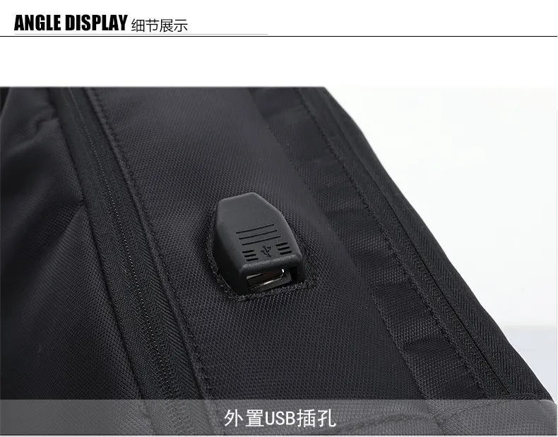 Многофункциональный рюкзак, Модный USB интерфейс, сумка для компьютера, деловой мужской бизнес рюкзак для путешествий