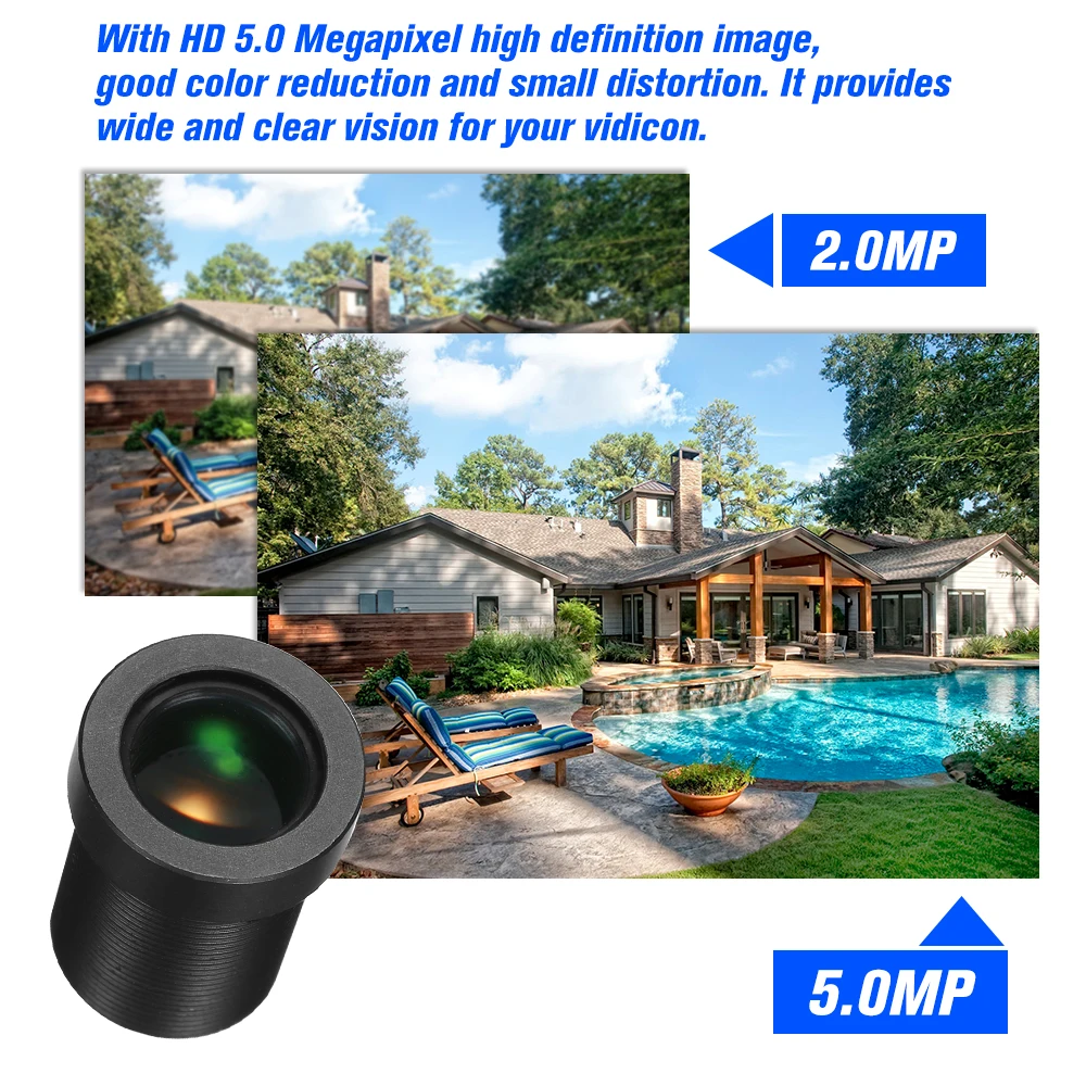 5 0 мегапиксельная 5MP 16 мм M12 CCTV объектив с фокусным расстоянием ip камера F2.0