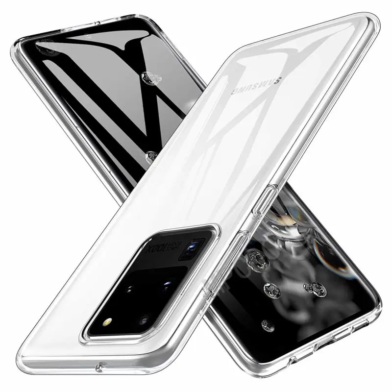 Прозрачный чехол из ТПУ для Samsung Galaxy Note 20 Ультра S10 S9 S8 S10e S20 Plus ultra Coque Fundas Capa