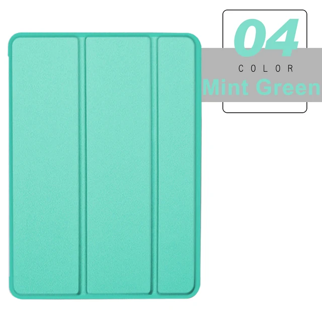 Flip Tablet Case For Samsung Galaxy Tab A A6 10.1'' (2016) T580 Funda PU Leather Smart Cover For SM-T580 SM-T585 Folio Capa Mint Green