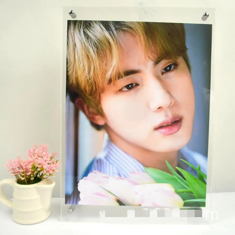 Kpop Bangtan мальчики Хрустальный альбом официальный же абзац фоторамка Фото коллекторы издание Periphery JUNGKOOK V SUGA