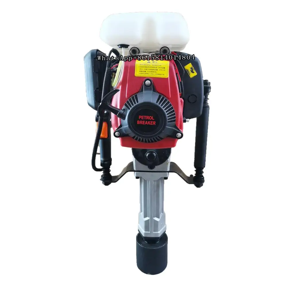 US $1.099.00 Gasoline Engine Piling Machine4Stroke Piling Machine For Construction Engineering Farm GuardrailRailway Impact Pile Driver