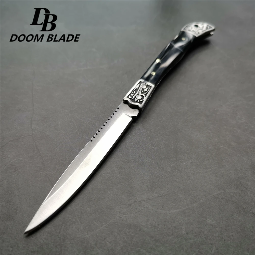 5,7 ''/7,3''/9 '') 55HRC s m l складной нож Мини Карманный Кошелек Брелок-нож для выживания EDC инструмент Резак Овощечистка - Цвет: M