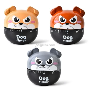 

Cartoon Dog Kitchen Timer Cooking Baking Mechanical Alarm Sleeping Remind Clocks