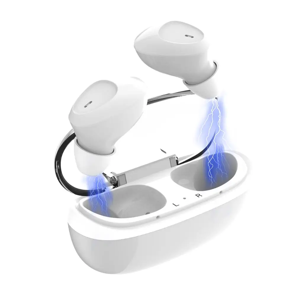 Ossky C1 True TWS Bluetooth 5,0 наушники для телефона беспроводные Bluetooth наушники сенсорные HD стерео гарнитура для геймера - Цвет: Белый
