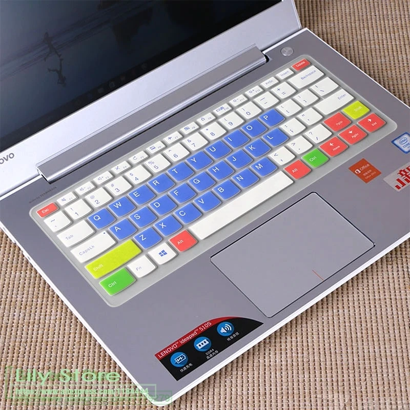 Силиконовый защитный чехол для клавиатуры lenovo Yoga 710-15ikb 710-15isk 710 15IKB 15ISK 15 15,6 дюймов - Цвет: candyblue