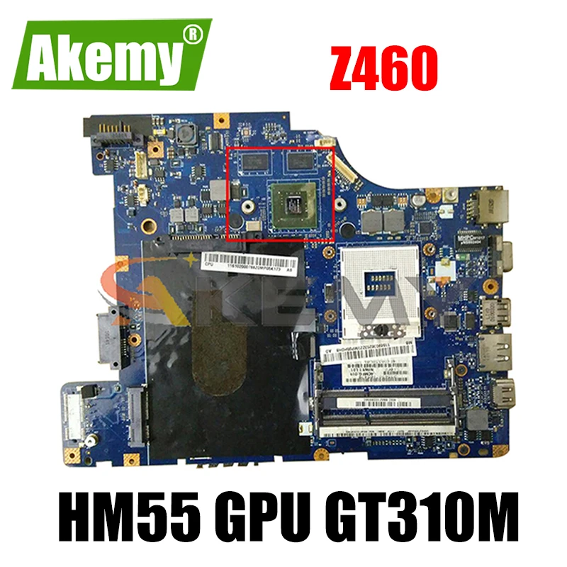 Akemy NIWE1 LA-5751P для Lenovo Z460 G460 Материнская плата ноутбука PGA989 HM55 GPU GT310M DDR3 Бесплатная