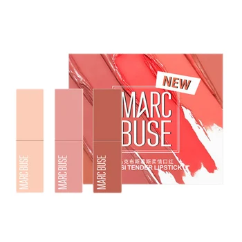 

Marc Buse Waterproof Lipstick Set Lip Makeup Lipstick Moisturizing Cream Long-Lasting Lip Makeup Daily