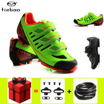 

Tiebao Cycling Shoes men sapatilha ciclismo mtb Mountain Bike Shoes zapatillas deportivas hombre triathlon bicycle Shoes