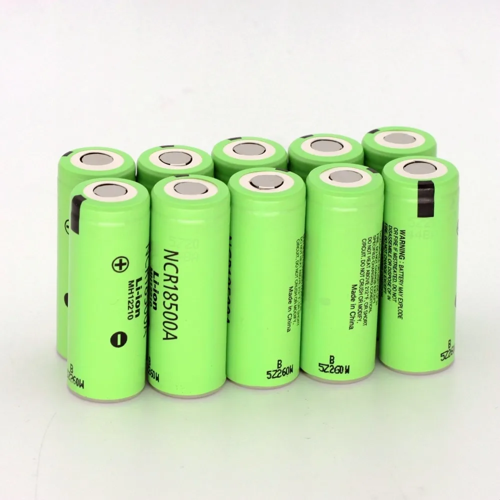10 шт. NCR18500A 2000 мАч 3 7 В литий ионный аккумулятор для panasonic rechargeable battery battery abattery for | Перезаряжаемые батареи -1958139219