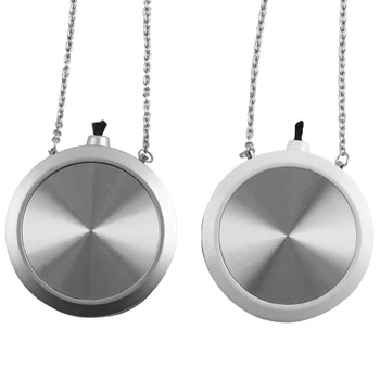 

Necklace Hanging Neck Air Purifier,Portable Car Negative Ion Generator Personal Air Purifier