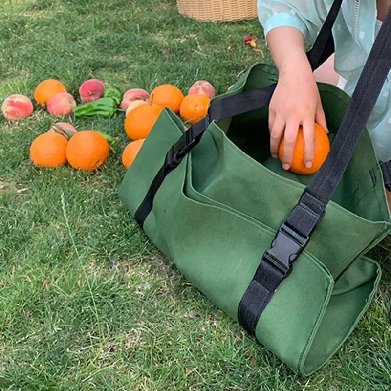Multifunctional Harvest Garden Apron Large Capacity Fruit Picking Bag Horticulture Agricultural Fruit Picking Artifact