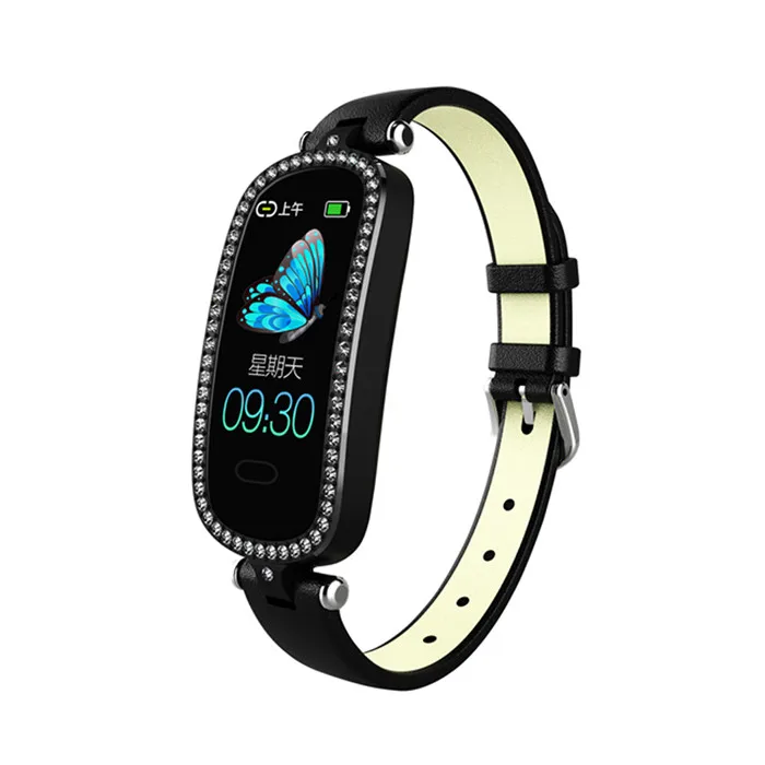 Умные часы для женщин и девушек, сообщения, SMS, уведомления, HeartRate, кровяное давление, монитор для смартфонов, Apple, iPhone, Android, samsung