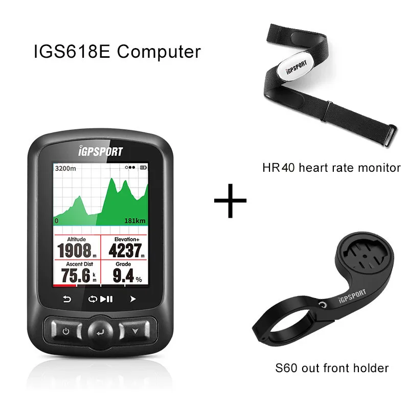 IGPSPORT ANT+ GPS IGS618 Велосипедный блютуз Беспроводной секундомер Спидометр Водонепроницаемый IPX7 Велоспортный велосипедный Спидометр компьютер - Цвет: Group 2