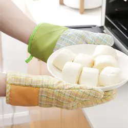 Печь микроволновые защитные перчатки силиконовые утолщенные высокотемпературные рукавицы для выпечки анти-скальдинг посуда кухонный