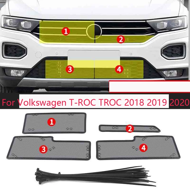 Rear bumper protector Volkswagen T-Roc (A1) stainless steel - Strong